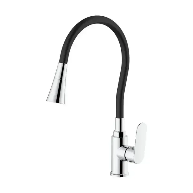 Смеситель Splenka S41.43 для кухни с гибким изливом хром