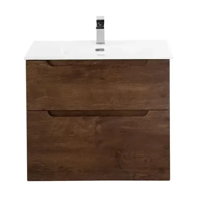 Тумба с раковиной BelBagno Etna-H60 70 темный дуб