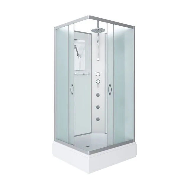 Душевая кабина Niagara Classic NG-33974-14QBKTG (90х70х210) средний поддон(26см),стекло матовое