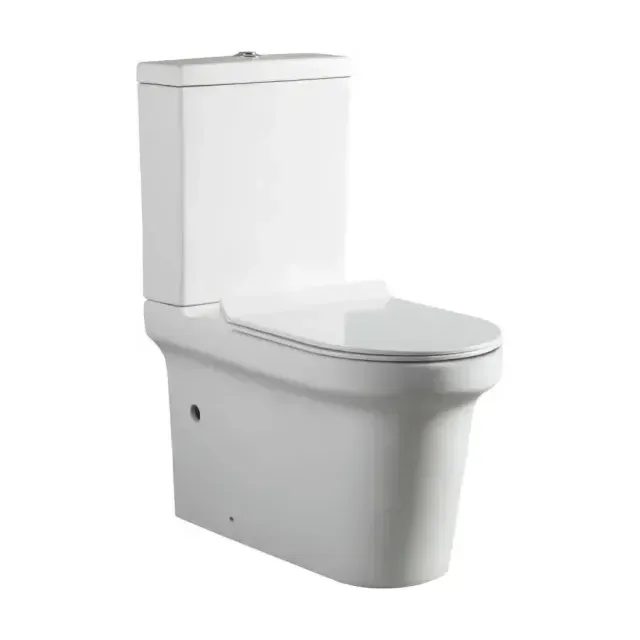 Унитаз-компакт Aquanet Nova BL-101N-TPT-A безободковый с крышкой-сиденьем микролифт Slim