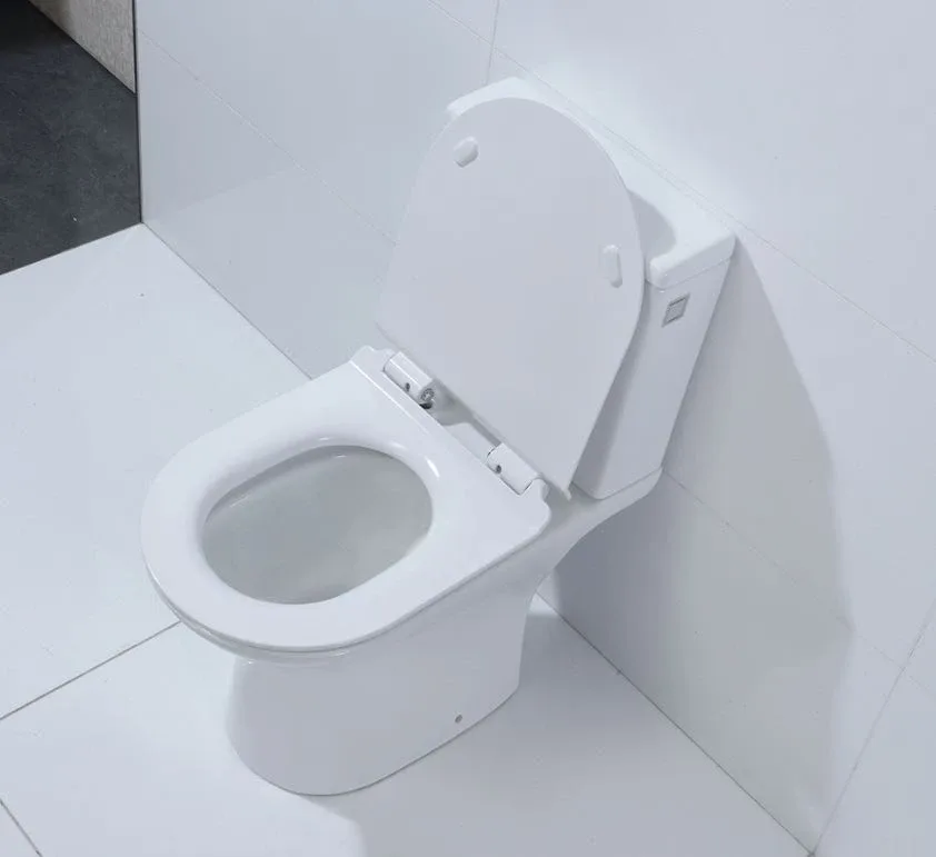 Унитаз-компакт Orans Ceramic WM9902 37*61,5 безободковый с крышкой-сиденьем микролифт Slim
