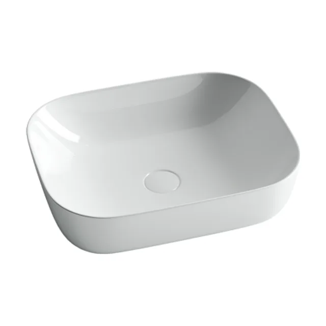 Раковина из сантехнического фарфора Ceramica Nova Элемент (Element) 51 см CN6008 накладная цвет белый