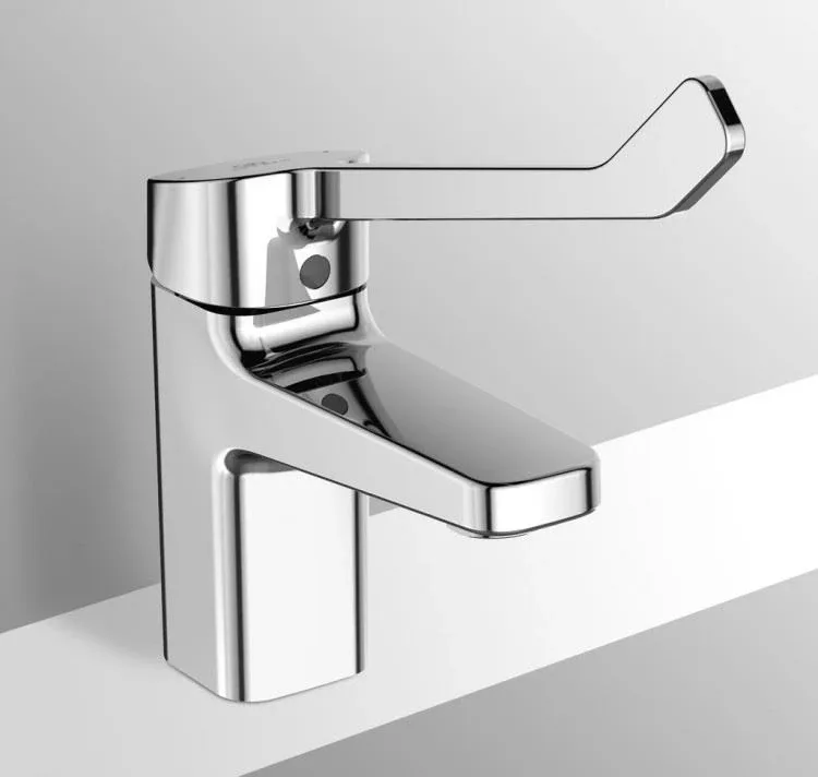 Смеситель Ideal Standard Ceraplan BD218AA для раковины локтевой с донным клапаном хром