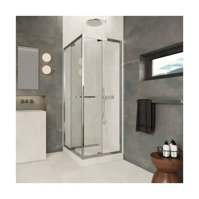 Душевой уголок Z+ZPV Inside 60*100 08 crystalvision профиль глянцевый хром стекло crystalvision