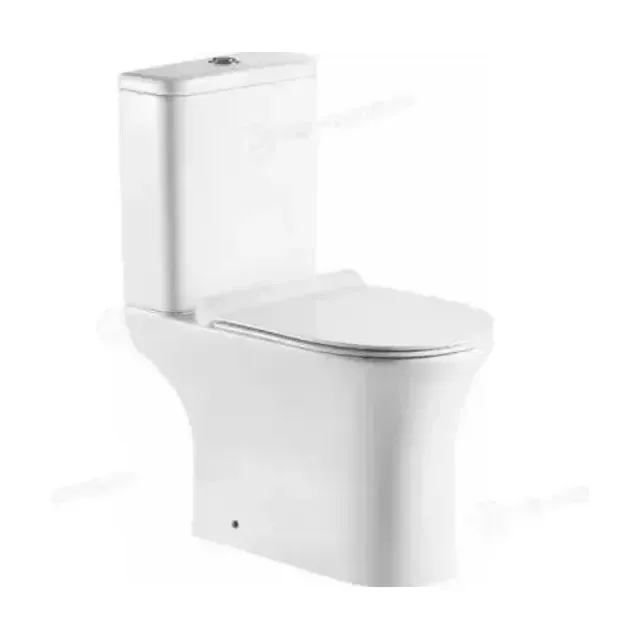 Унитаз-компакт Aquanet Roll 38*64,5 безободковый с крышкой-сиденьем микролифт Slim