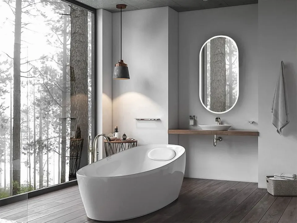 Зеркало Silver Mirrors Виола 50*100 с Led-подсветкой сенсорный выключатель универсальное