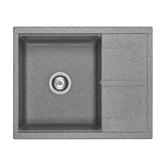 Мойка для кухни AQUATON Делия 65 серая 1A718632DE230