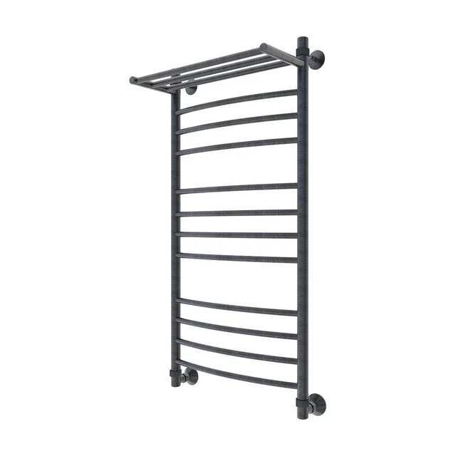 Полотенцесушитель водяной Veconi Nemi-B 50/100, графит (N10050GR-B)