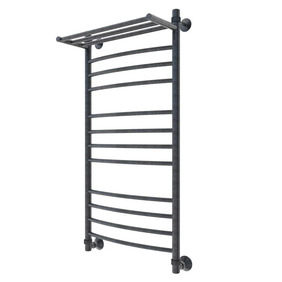 Полотенцесушитель водяной Veconi Nemi-B 50/100, графит (N10050GR-B)
