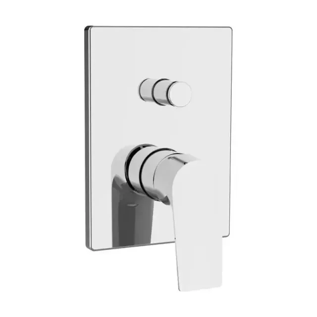 Смеситель Aquanet Static AF330-51C для ванны и душа скрытый монтаж хром (с внутренней частью)