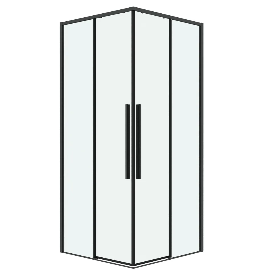 Душевое ограждение Grossman Galaxy 300.K33.01.1010.42.00 (100х100х195) квадрат,раздвижная,графит сатин,стекло прозрачное, 1 место