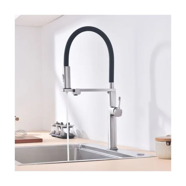 Смеситель для кухни Vincea,VKF-119CH на мойку хром