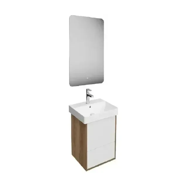 Комплект мебели Kerama Marazzi Pro 50 белый/швейцарский вяз, 2 ящика