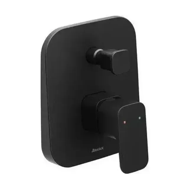 Смеситель Ravak 10° Free TD F 061.20 для ванны и душа скрытый монтаж черный матовый