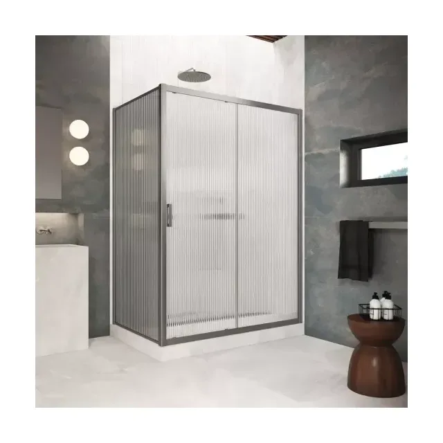 Душевой уголок ZP+ZPV Protec 115*100 11 Moru профиль оружейная сталь стекло Moru