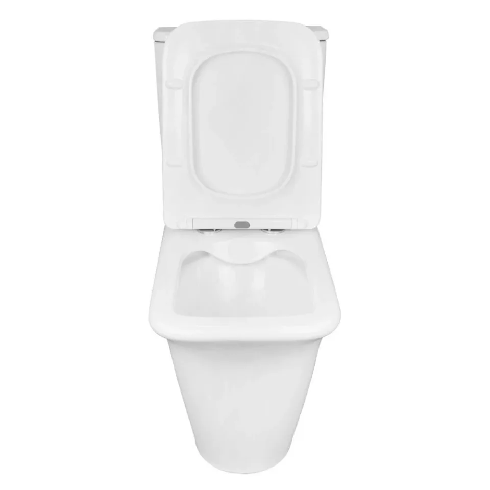 Унитаз-компакт Azario Avero AZ-3121-G 36*66 безободковый с крышкой-сиденьем микролифт