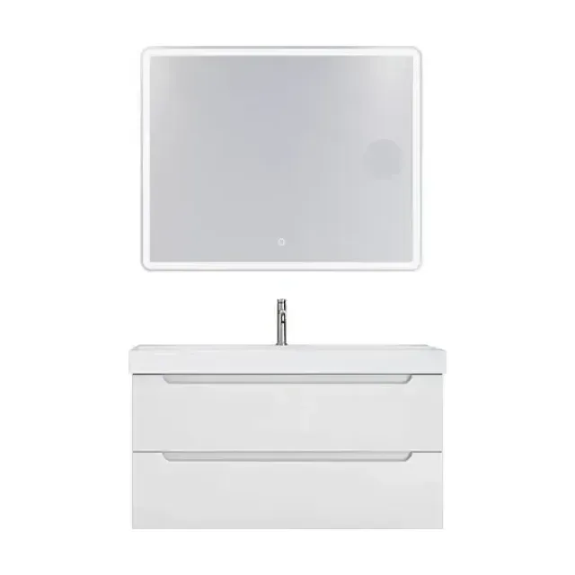 Комплект мебели BelBagno Этна (Etna) 100 белый матовый (раковина BB-8078-100)