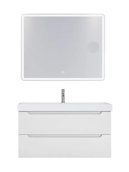 Комплект мебели BelBagno Этна (Etna) 100 белый матовый (раковина BB-8078-100)