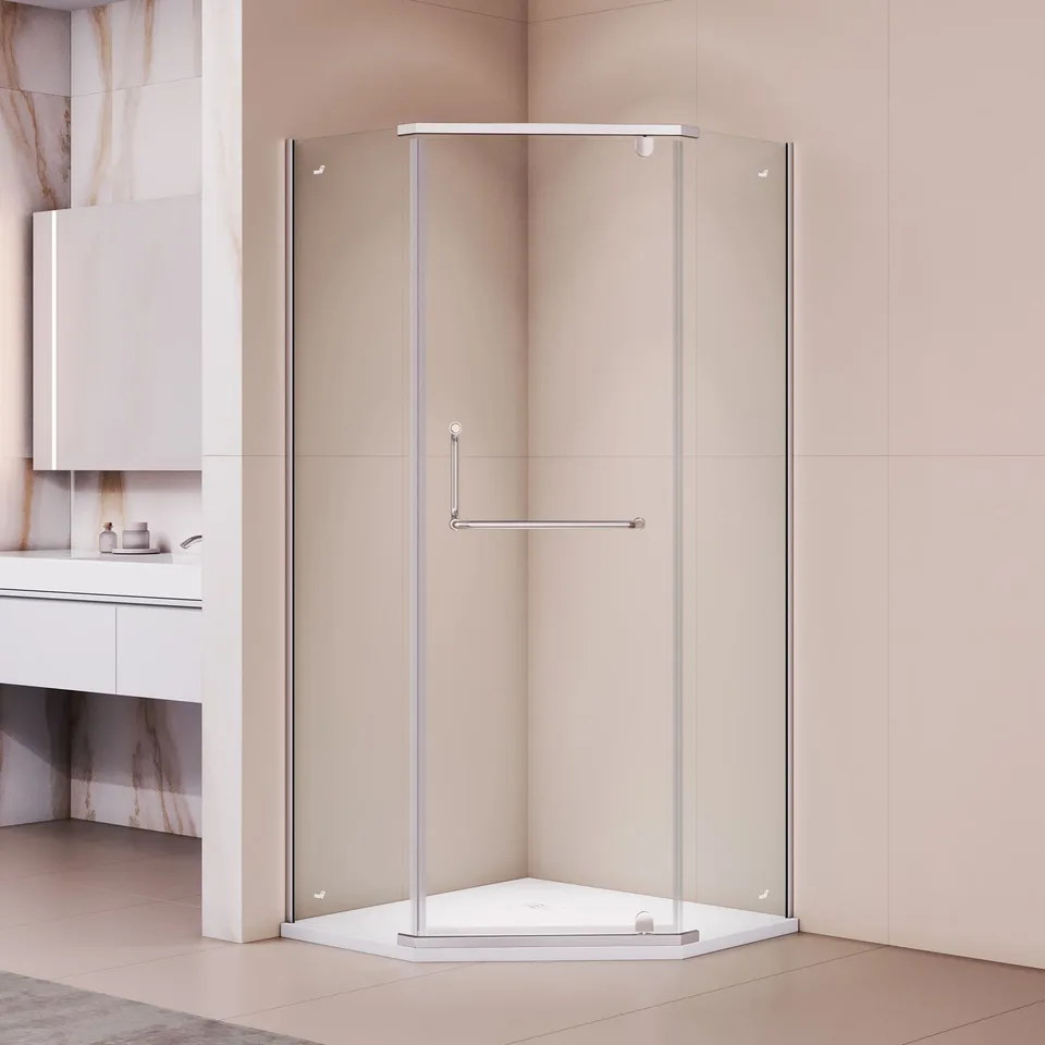 Душевой уголок RGW PA-081 — 1200x1200, прозрачное, профиль хром