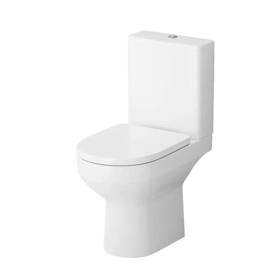 Унитаз-компакт AM.PM Spirit V2.0 39*63 безободковый с крышкой-сиденьем микролифт, гигиеническим душем и ершиком