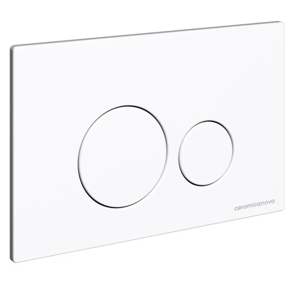 Комплект инсталляции Ceramicanova Envision, унитаз Play Rimless, клавиша смыва Round белая