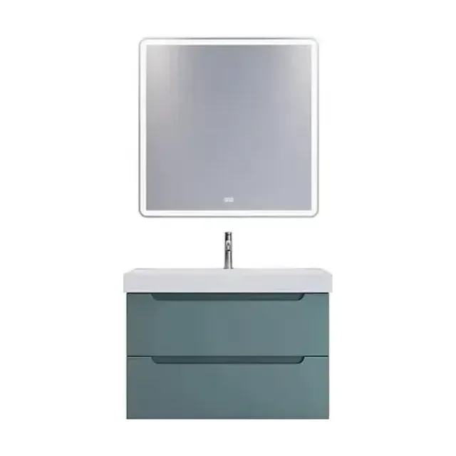 Комплект мебели BelBagno Этна (Etna) 80 голубой матовый (раковина BB-8078-80)