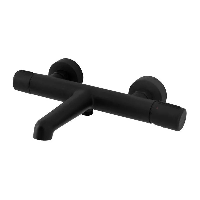 Смеситель BelBagno UNO-VASM-NERO для ванны и душа,без душевых аксессуаров,черный матовый