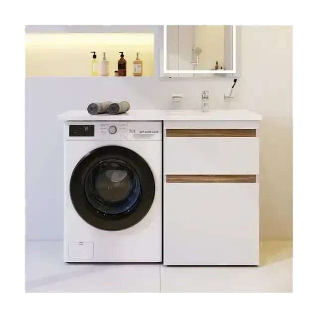Тумба с раковиной AM.PM X-Joy 120 белый глянец для установки со стиральной машиной R