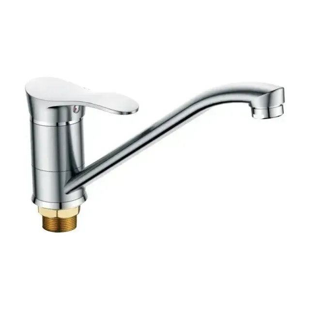 Смеситель Haiba HB4901-1 для кухни серый матовый
