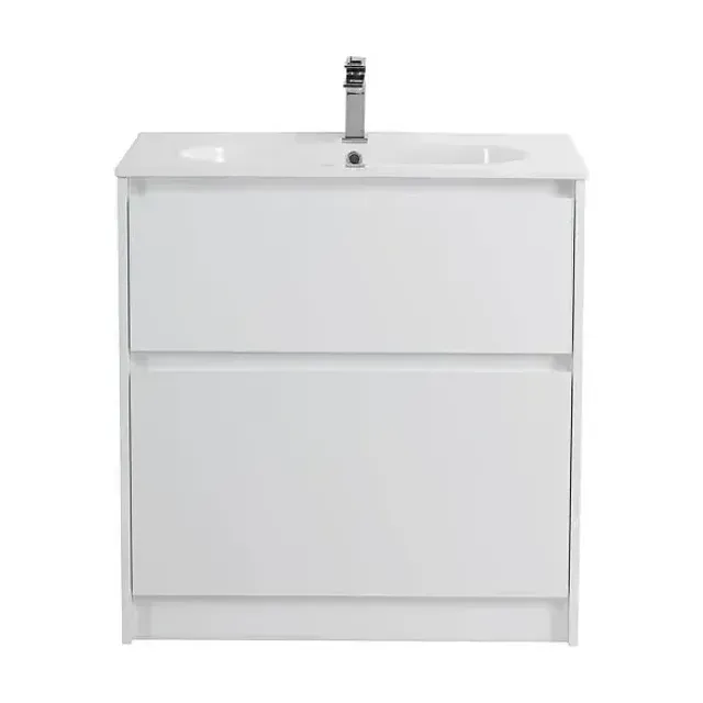 Тумба с раковиной BelBagno Крафт (Kraft) 80 напольная белый матовый (раковина LOV-800-LVB)
