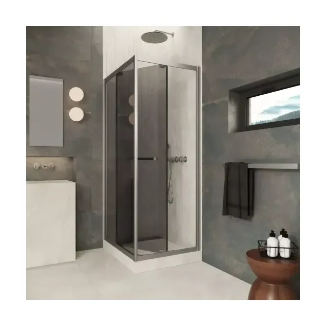Душевой уголок Z+ZPV Inside 70*90 11 07 профиль оружейная сталь стекло графит