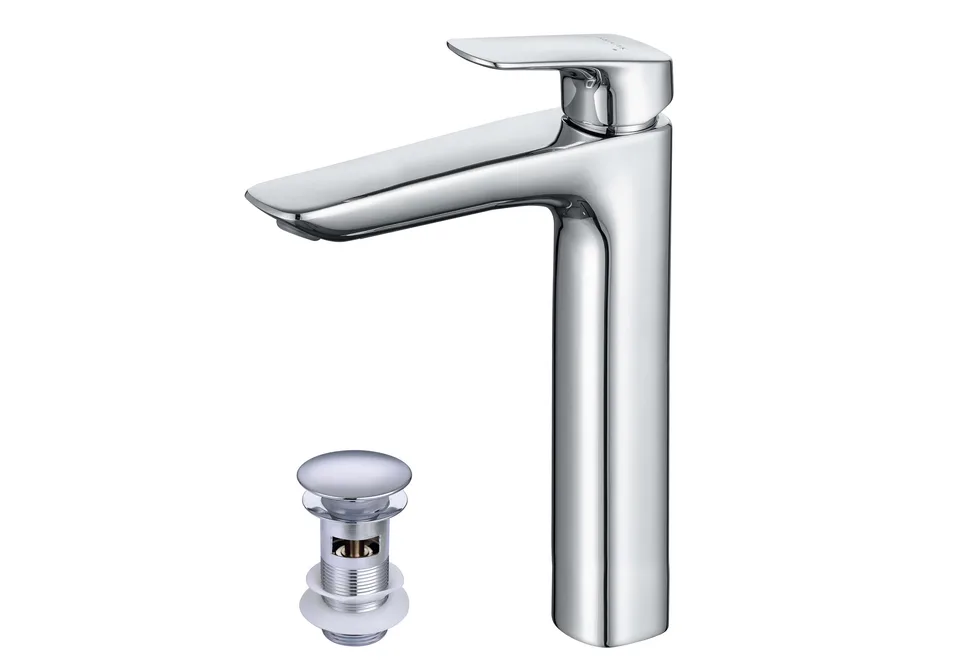 Смеситель для раковины 227 с донным клапаном AQUATEK AQ1005CR ВЕГА