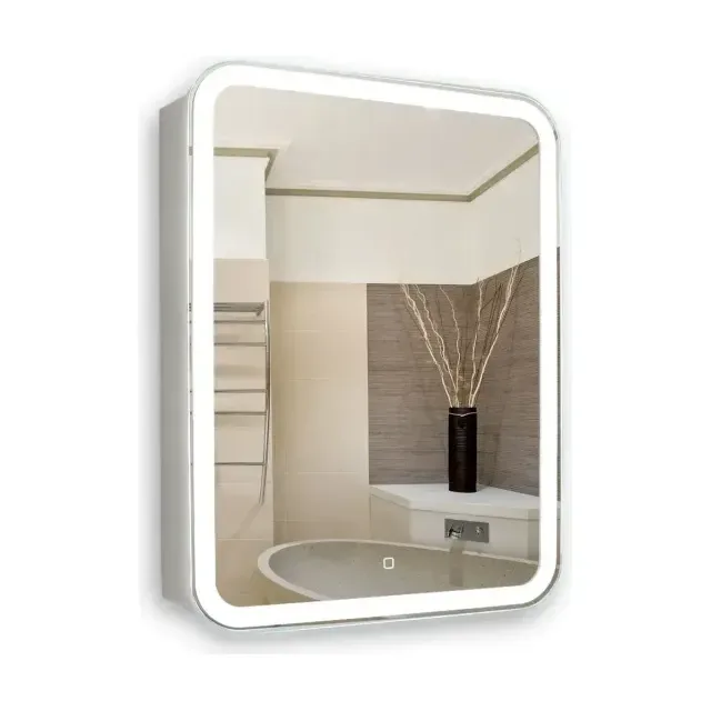 Зеркало-шкаф AZARIO Фиджи 50 508х756х140 c подсветкой и диммером (LED-00002362)