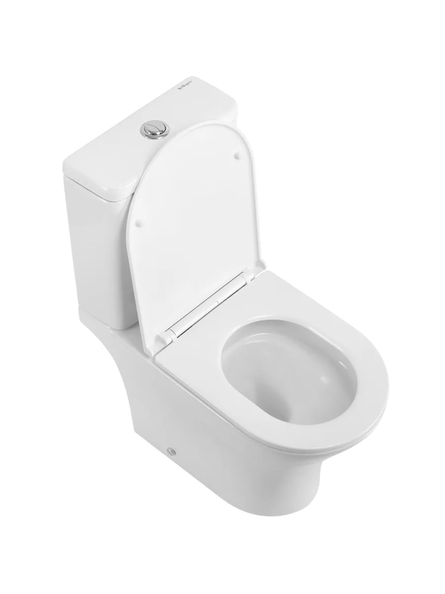 Унитаз-компакт безободковый со смывом TORNADO BelBagno ACQUA-TOR BB2801CP-TOR/SC/BB2801T