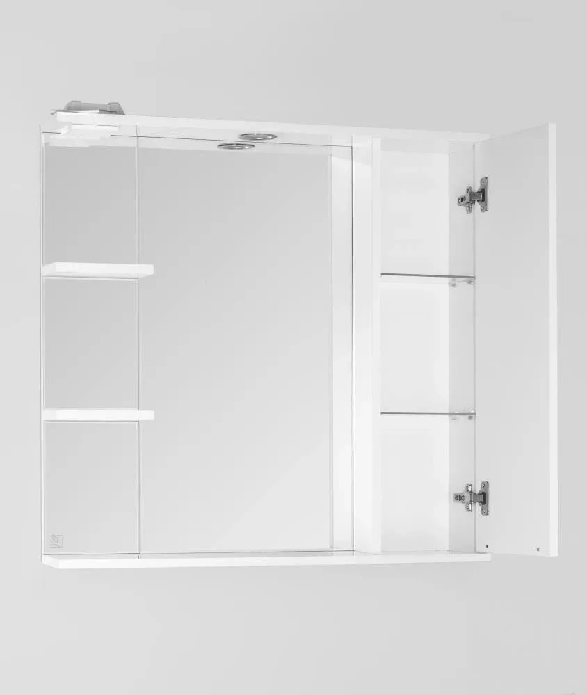 Зеркало-шкаф Style Line Жасмин 80/С R с Led-подсветкой