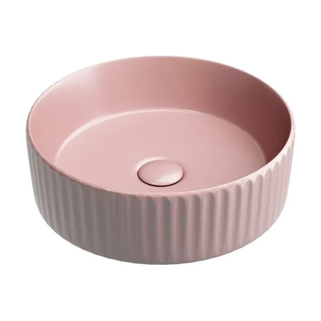 Раковина из сантехнического фарфора Ceramica Nova Элемент (Element) 36 см CN6057MP накладная цвет розовый матовый