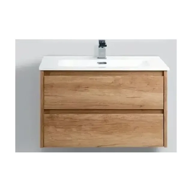 Тумба с раковиной BelBagno Крафт (Kraft) 80 натуральный дуб Небраска
