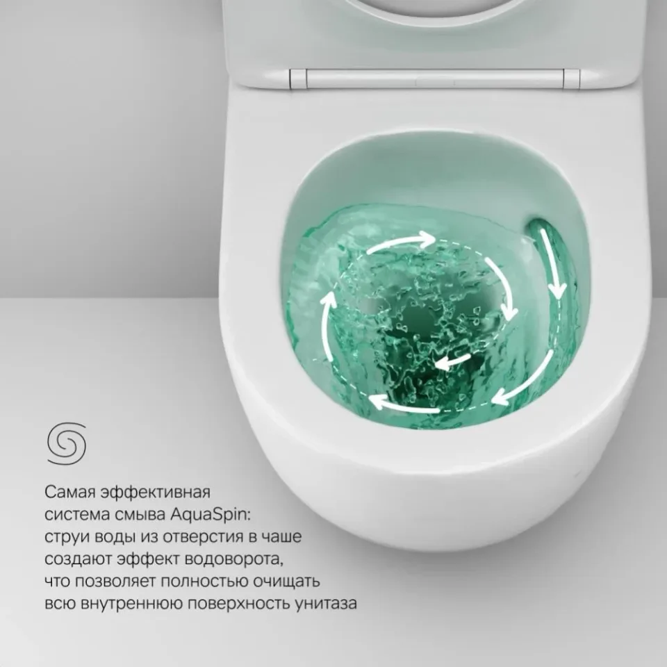 Комплект инсталляции AM.PM Like Aquaspin клавиша смыва PrimeFit L черная матовая