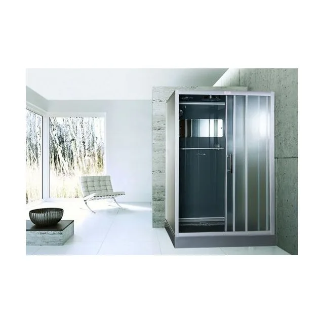 Душевая полукруглая кабина с крышей ESG-3129CKR: Размер:120 х 90 х 210см