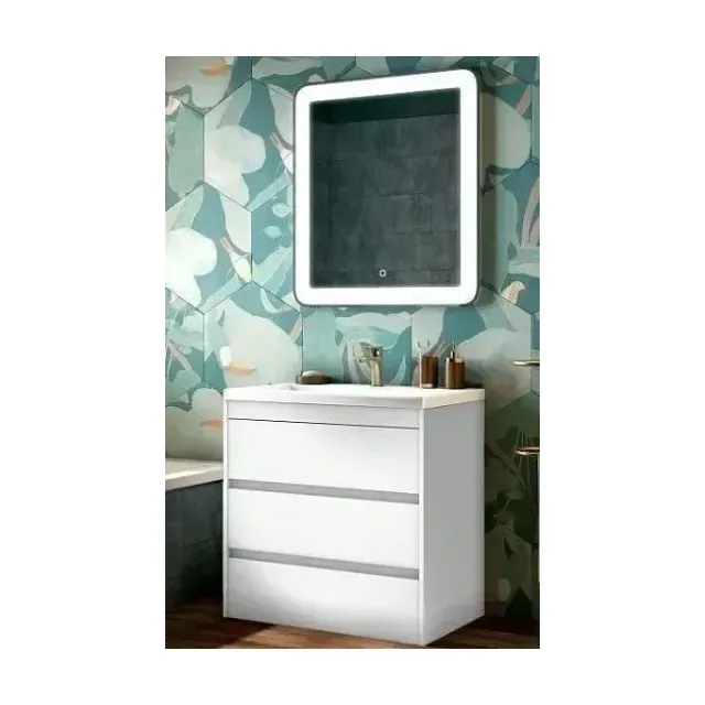 Комплект мебели Art&Max Фемели/Family 75 Bianco Lucido напольный