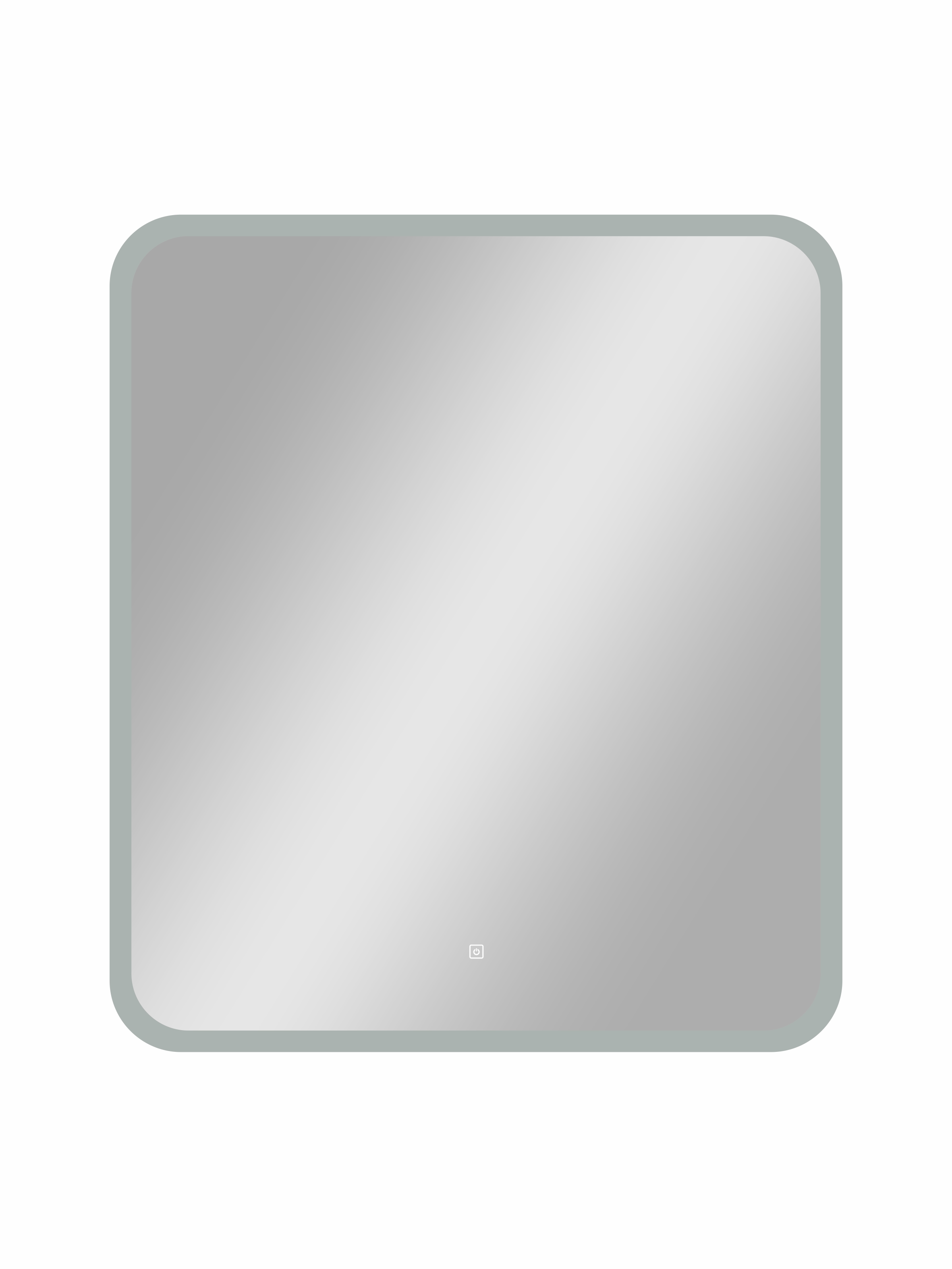 Зеркало Zled-G с LED-подсветкой, 70*80см, прямоугольное