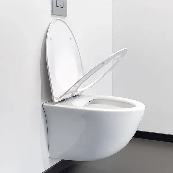Подвесной унитаз Comforty 107 37*52 безободковый с крышкой-сиденьем микролифт Slim