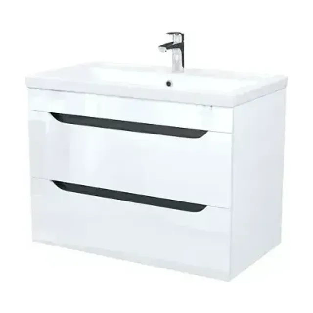 Тумба с раковиной Iddis подвесная Рэй (Ray) RAY80W0i95K 80 см белый