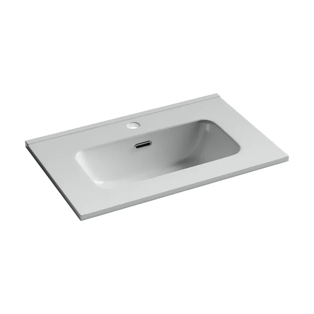 Раковина из сантехнического фарфора Ceramica Nova Компакт (Compact) 60 см CN7025 накладная цвет белый