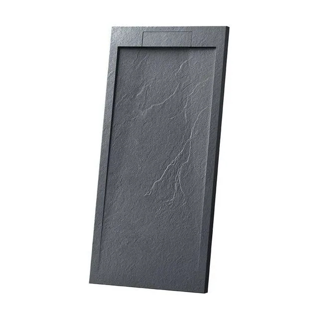 Душевой поддон Vincea H25 VST-4SRL9014A 140х90 искусственный камень антрацит