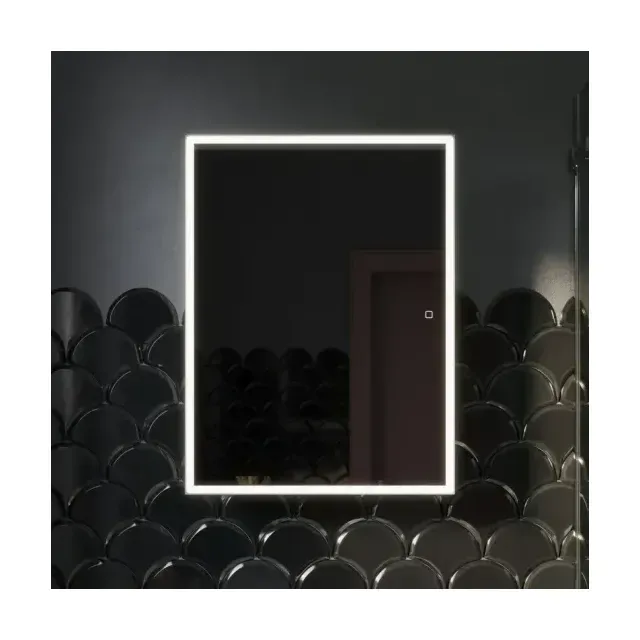 Зеркало-шкаф Sancos Куб (Cube) CU600 60х80 с подсветкой универсальный