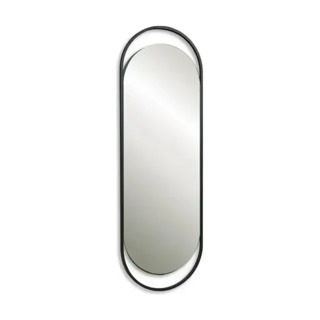 Зеркало Silver Mirrors Альба 50*150 металлическая рама, черная