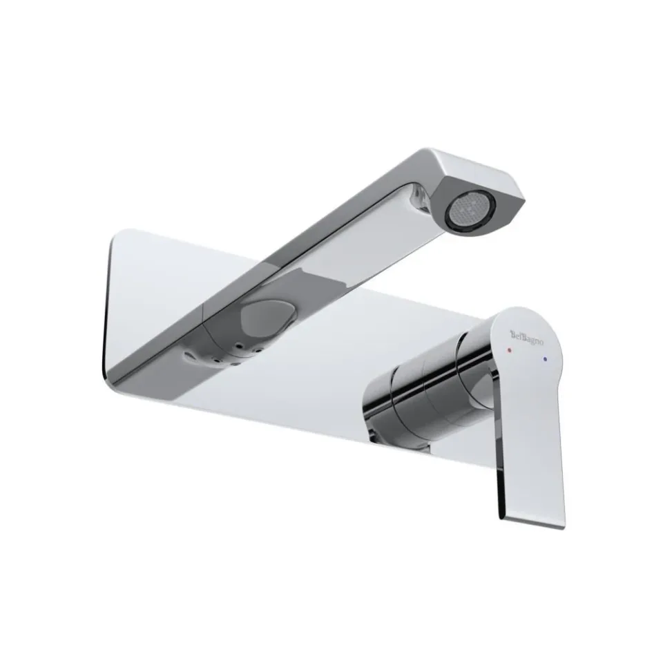 Смеситель BelBagno Аврора (Aurora) AURORA-BLVM-CRM-W0 для раковины скрытый монтаж хром