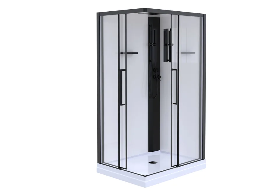 Душевая кабина ESM-108CKR (Left) Размер: 100 х 80 х 215