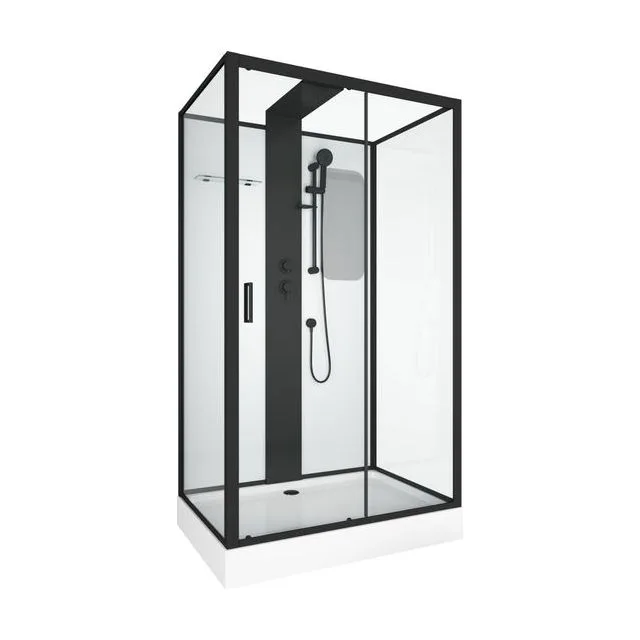 Душевая кабина Grossman Elegans GR252Q (120х80х217) дверь раздвижная